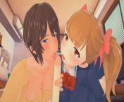 (3D Hentai)(BBW)(Haha Musume) Sex with Sakie and Rumi from rumi amamoto nudeariam belina nudes photos