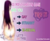 JOI MASTERBATION GAME ARE YOU STRAIGHT GAY OR BI from unny mery big boobs