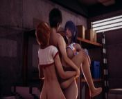 Futa Step Sisters in a warehouse | Futa Taker POV 3D Hentai Animation from takkar