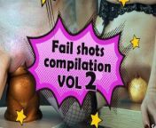 Compilation of fail video shots Vol 2 from crazy insertion