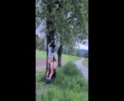 Running Milf fucked stranger Outdoor in the Wood from poddelka boy running nude
