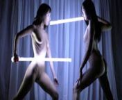 Sensual Light Show Lesbian Fuck With Marley Brinx and Jenna Sativa from goyang birahi telanjang