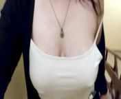 Wife goes for wine, braless from rand women bra boobs sari sex man