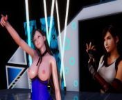[MMD] GIRL'S DAY - SOMETHING Tifa Aerith FF7 Remake Uncensored 3D Erotic Dance from ff7 remake aerith jacket only mod