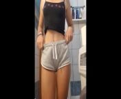 Short strip in friends bathroom from xhxx com video