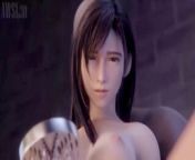 Tifa Lockhart Final Fantasy 7 REMAKE Compilation 2021 W Sound from animated sex pov