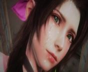 Final Fantasy 7 Futa - Aerith and Tifa passionate sex from ティファとエアリスの超ホットダブルフェラ