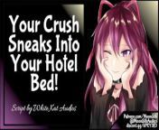 Your Crush Sneaks Into Your Hotel Bed! from سکس زن ایرانی چا