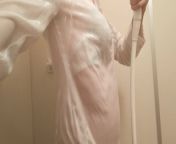taking a shower with my cloth on. from blouse bra mms sex