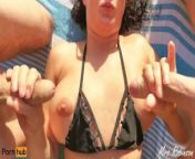 Wife lets Stranger Finger her on the Beach and Plays with 2 Cocks from tommy away thexxx hd bd videi com