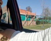 My uber friend lets me masturbate on the ride. Public exhibitionism from luli pampin hot