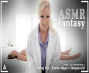 ASMR Fantasy - Hyper Real Sexbot Christy Love SQUIRTS All Over Lesbian Technician Serene Siren from sexlot