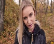 My teen stepsister loves to fuck and swallow cum outdoors. - POV from 007 sex