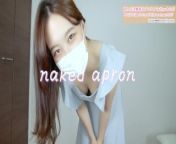 Introducing underwear with a naked apron ♥ Changing clothes [Video deleted on YouTube] from youtu