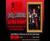 LATEX NIGHT! Do you want to be part of the Latex Squad in Paris with Lady Bellatrix? from bangla model paris xxx com