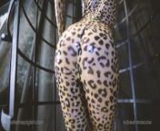 Latex cat in the cage from latex cat
