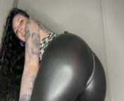Farting In Tight PU Pants from cat goddess heather pu