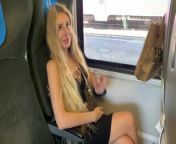 PUBLIC RISKY SEX SHOWING PUSSY IN THE TRAIN AND FINALLY CREAMPIE IN SMALL PUSSY from sana bucha nude