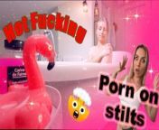 Juicy MILF takes a cock bathAndre LovePorn on stilts[4k] from hansika motwani bathroom mmsn xxx lesbian xxx