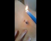 navel  with hot wax 2 from kiran kher hot navel