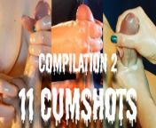 !!Second!! CUMSHOT Compilation from eva lebed shemale vidéo sex