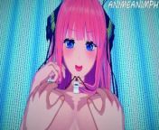 Fucking  Nakano from Quintessential Quintuplets - Anime Hentai from niño maestra