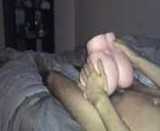 Toy Pussy Rides Cock Until and After it Milks Massive Cock from kerala aunty legs