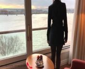 my private secretary sex meeting in front of the hotel window from maserati joi business trip