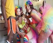 FreeUse Fantasy - Kimmy Kim & Aubree Valentine Celebrate Pride Month With Some Interracial Hardcore from pnjde