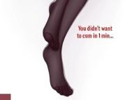 Premature ejaculation Hentai JOI CEI (Femdom Humiliation Edging Feet) serie part 1 from لکی مروت لڑکی سکس