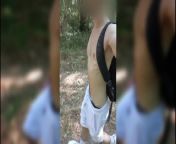 totally naked outing in the forest from algerian doctor