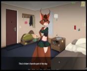 Viv the game [Hentai Furry game PornPlay] Ep.1 hot girl without bra and creepy subway people from saree draping without bra and peadycot video