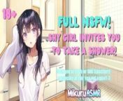 [NSFW] Shy girl invites you to take a shower│Lewd│Kissing│Wet│Moaning│FTM from 4play