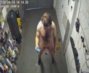 Horny lad in garage playing with he's cock from arab gulf boobs milk