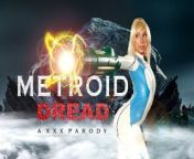 Blonde Babe Kay Lovely As METROID DREAD SAMUS ARAN Heals You With Pussy VR Porn from tamil amutha sex video 3gp village sex
