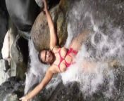 Topples in public: Bathing in a river with my tits out in the open from out dooe open bath hd