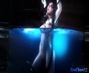 Tifa gets 3 underwater monsters in her pussy! from 3d tifa