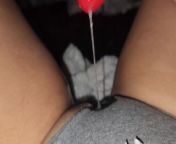 Watching porn leaves her with very wet panties🫣WHAT A DELIGHTFUL ORGASM!!! from hot auntys faty xxx train jilb