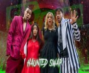 The Haunted House of Swap by SisSwap Featuring River Lynn & Amber Summer - TeamSheet Halloween from tudung bontot bulat kena hinjut