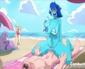 Steven and Lapis Lazuli Have Sex on a Public Beach While Everyone Watches from steven universe lapis