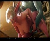 WORLD OF WARCRAFT - NIGHT ELF LOVES THICK TROLL CUM from world of warcraft 3d animated porn