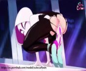 Gwen Stacy - Spiderwoman - Cutecartoon from anime girl fart
