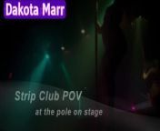POV you're at the strip club by the pole while Dakota Marr is Stripper Dancing from namitha paal