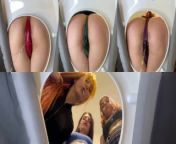 POV Toilet Slavery Femdom - Mistresses Kira, Sofi, Agma Piss In Your Mouth from toilet