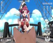 Sailing Breasted Captain of My Dreams! (Houshou Marine) 宝鐘マリン from xxx vidio rernaroi