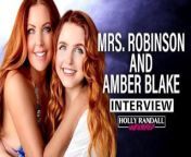 Mrs. Robinson & Amber Blake: Not Your Average Duo! from soomaali sexessica crandall
