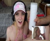 Carly Rae Reacts X Lovense X New Sensation - Big Butt Toy Review from adult model showing tits
