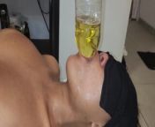 Drinking half a liter of very yellow and strong piss 06 10 2023 from nudist russianbare paula akaurenud