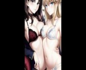 Rin & Saber tease you and stare at you until you come - Pmv Hentai from indian girl ki choot ki seal todi