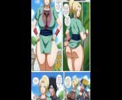 NARUTO - LADY TSUNADE BECOMES THE BITCH OF HER BODYGUARDS - HD from tsunade hentai pixxx